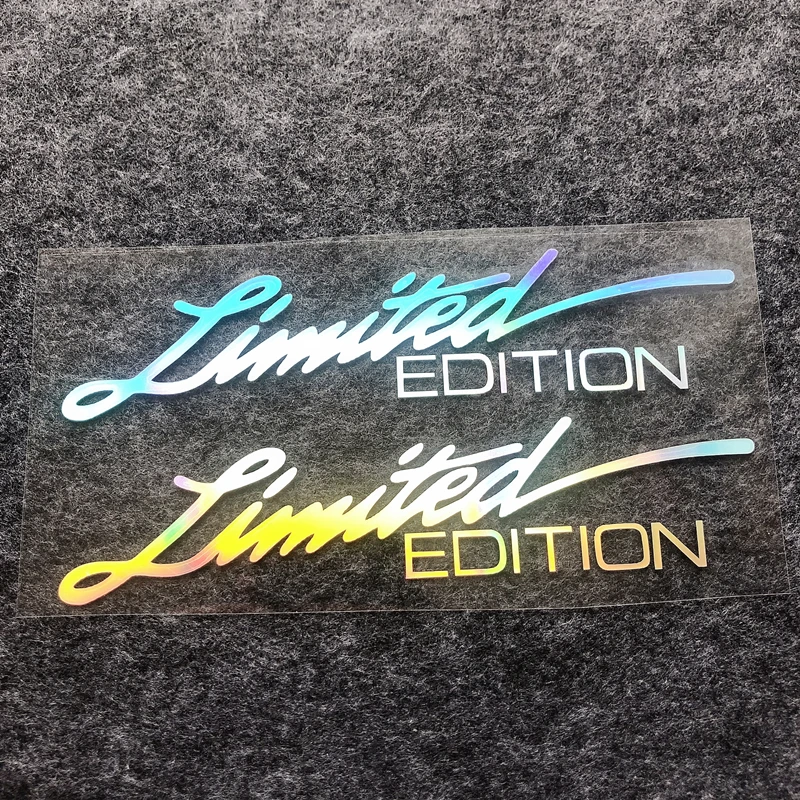 2Pcs/Set Limited Edition Car Stickers Refit Reflective Decals Car Rearview Mirror Stickers Car Body Motorcycle Stickers