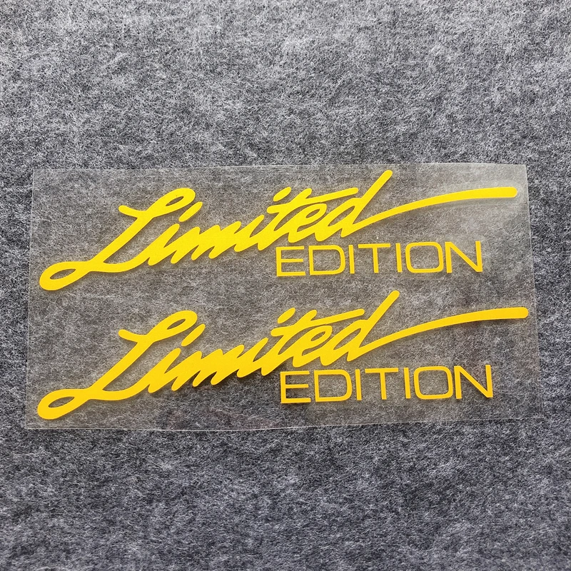 2Pcs/Set Limited Edition Car Stickers Refit Reflective Decals Car Rearview Mirror Stickers Car Body Motorcycle Stickers