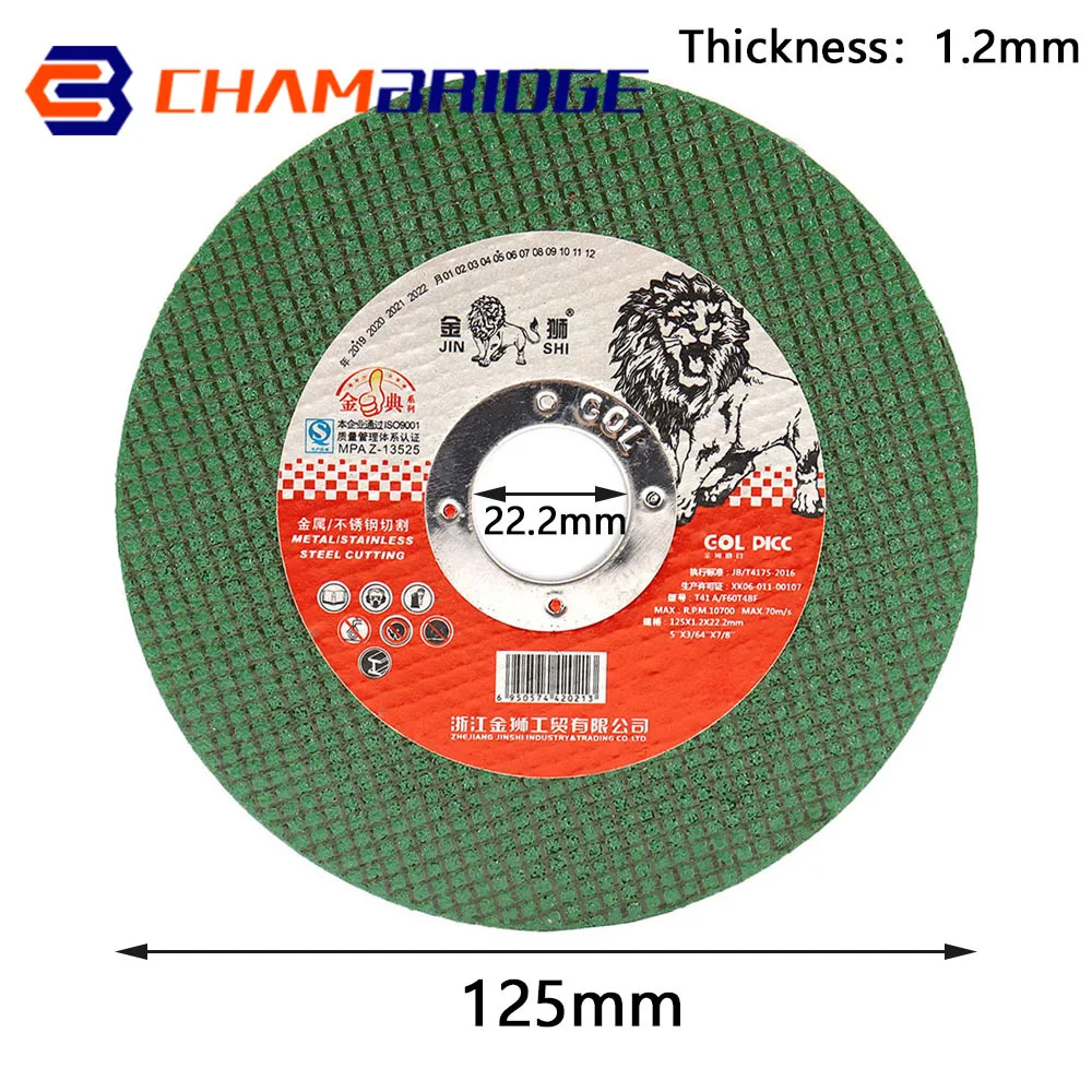 2-60Pcs 125mm Metal Cutting Disc 5inch Cut Off Whee Stainless Steel Grinding Cutting Discs for Angle Grinder