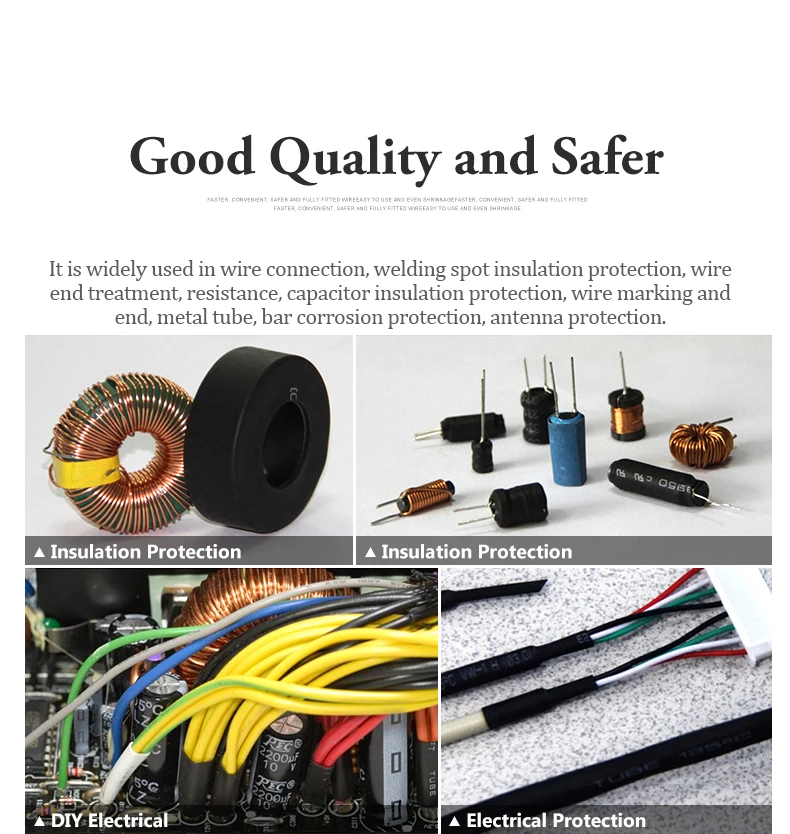 10 METER/LOT BLACK 1/2/3/4/5/6/8/10/10/12/14/16/18/20mm Heat Shrink Tubing Sleeving Tube 2:1Assortment Kit Electrical Connection