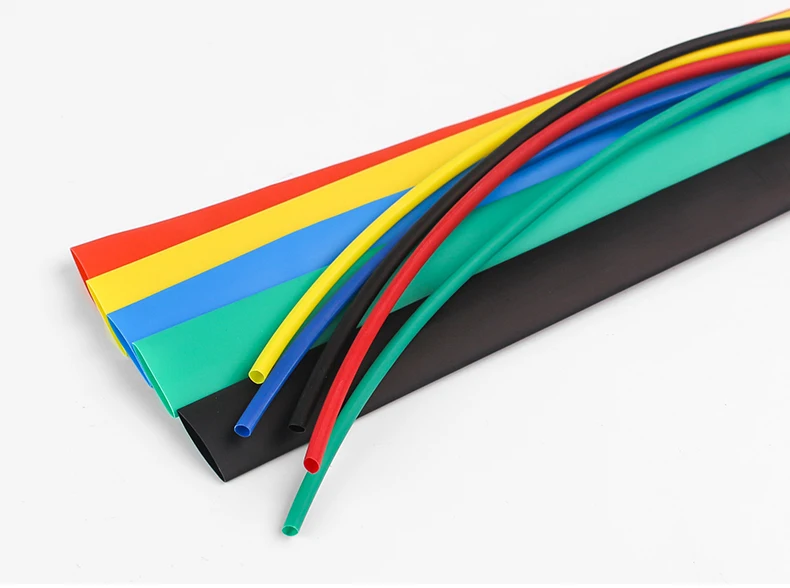 10 METER/LOT BLACK 1/2/3/4/5/6/8/10/10/12/14/16/18/20mm Heat Shrink Tubing Sleeving Tube 2:1Assortment Kit Electrical Connection