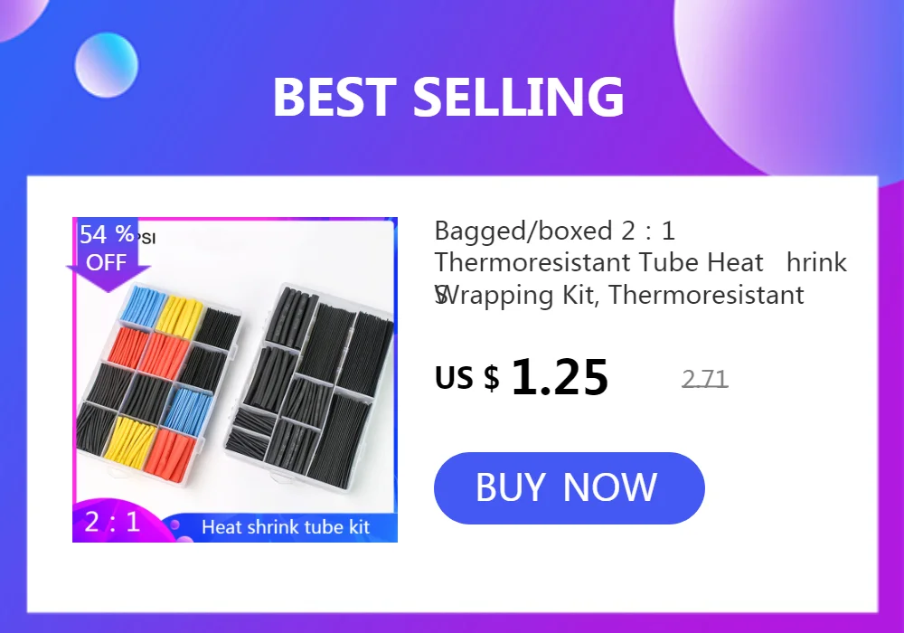 10 METER/LOT BLACK 1/2/3/4/5/6/8/10/10/12/14/16/18/20mm Heat Shrink Tubing Sleeving Tube 2:1Assortment Kit Electrical Connection