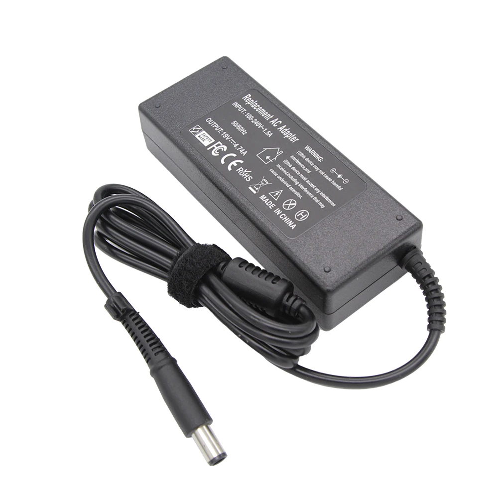 19V 4.74A 90W 7.4*5.0MM AC Laptop Adapter Power Supply For HP Pavilion DV3 DV4 DV5 DV6 6535S 6570B 6910P ProBook 430 G1 G2