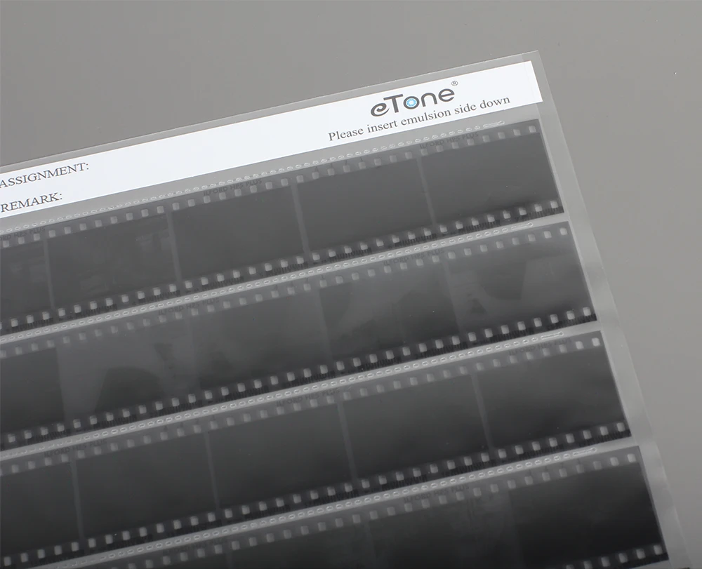 eTone 35/135mm Negatives Film Storage Pages Acid-free Bags Black&White Color Film Slide Preservers Pages