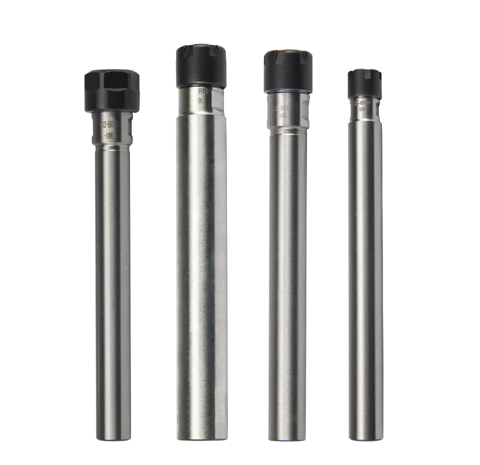 Collet Chuck Holder C10/C12/C16/C20/C25/C32/C40 for ER8-ER25A/ER11-32M/UM Collet 100-200L Extension Straight Shank Extension Rod