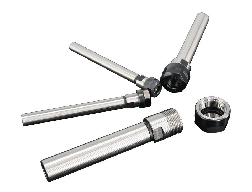 Collet Chuck Holder C10/C12/C16/C20/C25/C32/C40 for ER8-ER25A/ER11-32M/UM Collet 100-200L Extension Straight Shank Extension Rod