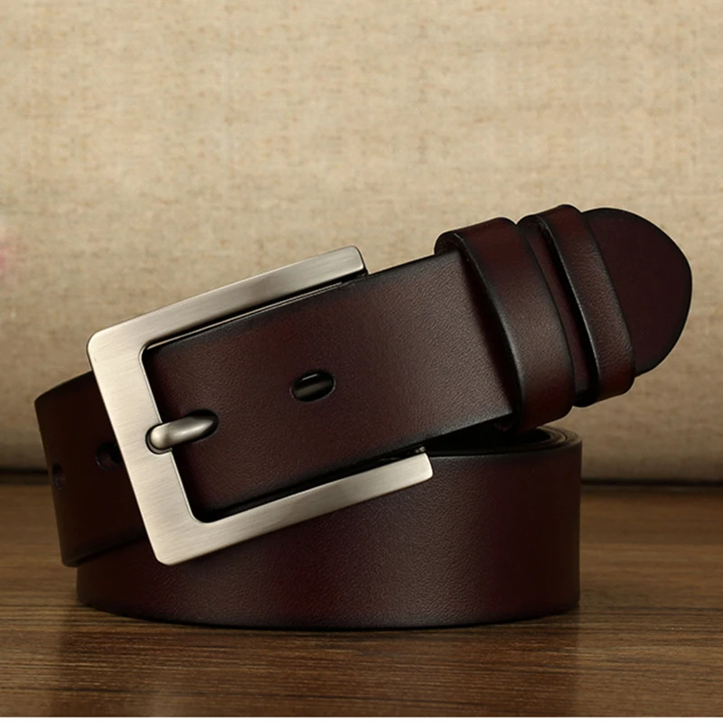 CEXIKA 140 150 160 170cm Men Belt Pin Buckle Big Plus Large Size Male Leather Belts Cinturones Para Hombre