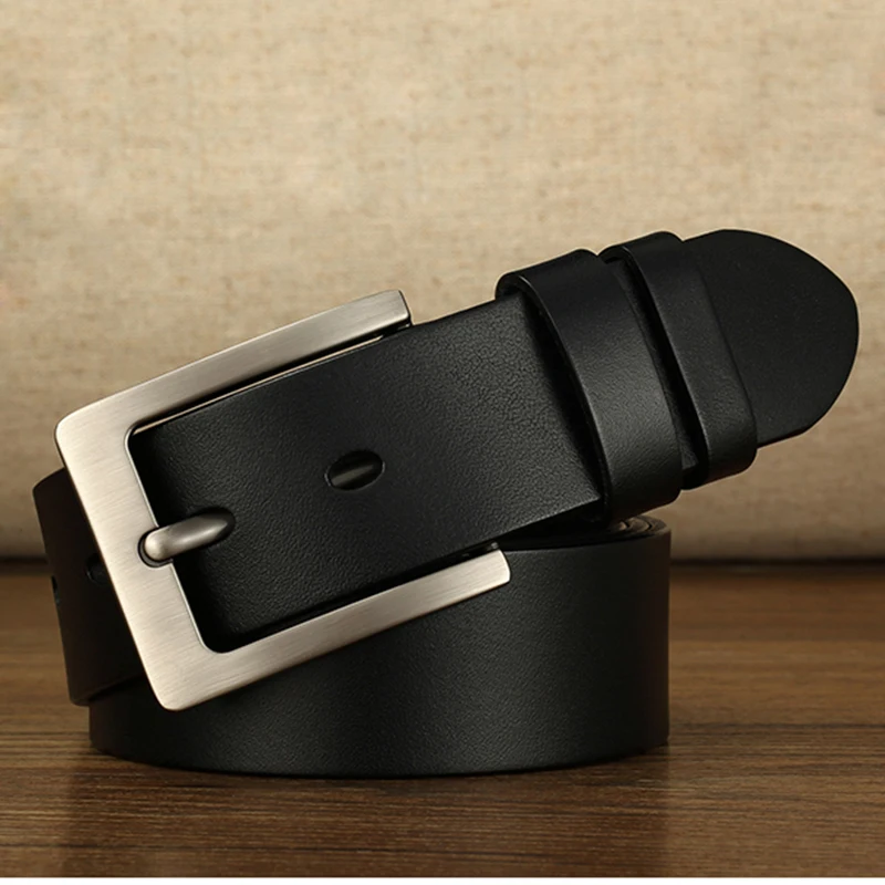 CEXIKA 140 150 160 170cm Men Belt Pin Buckle Big Plus Large Size Male Leather Belts Cinturones Para Hombre