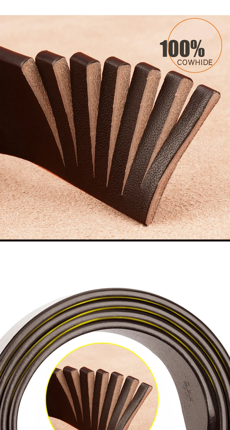 CEXIKA 140 150 160 170cm Men Belt Pin Buckle Big Plus Large Size Male Leather Belts Cinturones Para Hombre