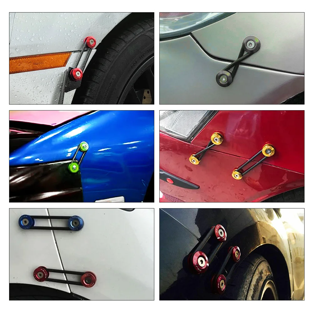 Aluminum Bumper Fixation Car Bumper Hook Car Bumper Fasteners for Car Accessories Interior Spare Parts Surround Buckle