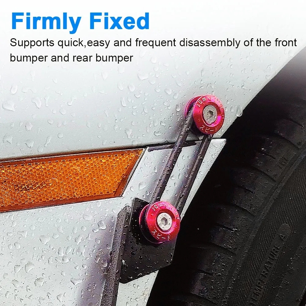 Aluminum Bumper Fixation Car Bumper Hook Car Bumper Fasteners for Car Accessories Interior Spare Parts Surround Buckle