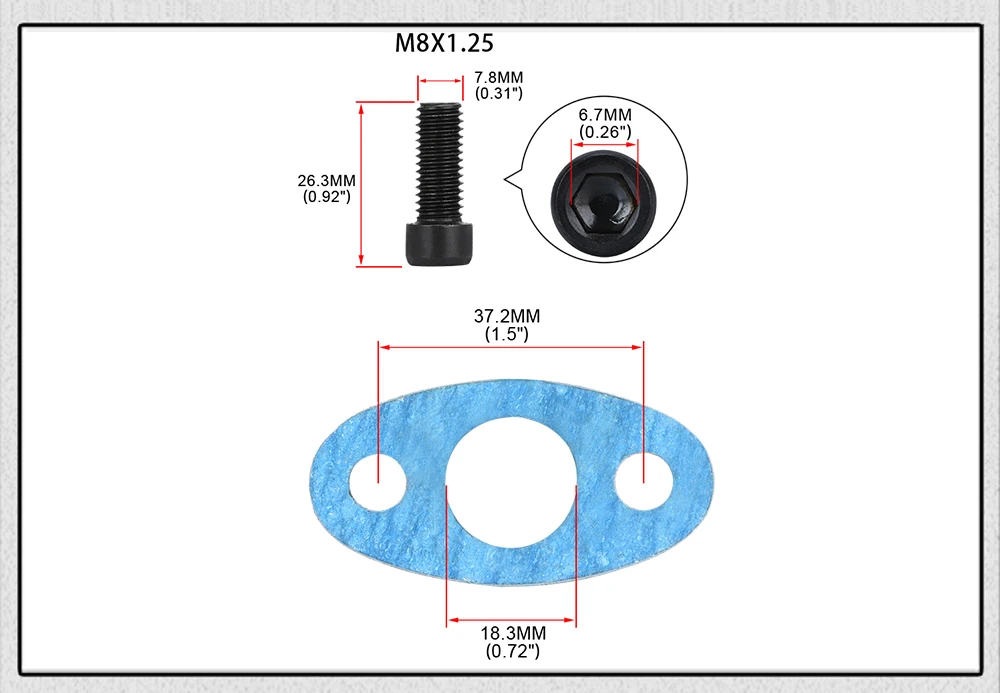 PQY - Turbo Oil Return/Drain Flange Adapter AN10 FOR TURBO GT28 GT30 GT35 T25 PQY-OFG34