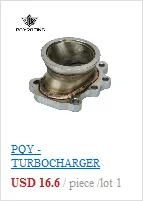 PQY - Turbo Oil Return/Drain Flange Adapter AN10 FOR TURBO GT28 GT30 GT35 T25 PQY-OFG34