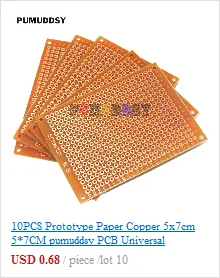 5PCS/Lot Universal Printed Circuit Board 2x8cm 2*8CM Double Side Prototype PCB diy