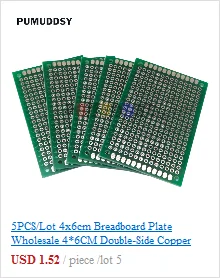 5PCS/Lot Universal Printed Circuit Board 2x8cm 2*8CM Double Side Prototype PCB diy