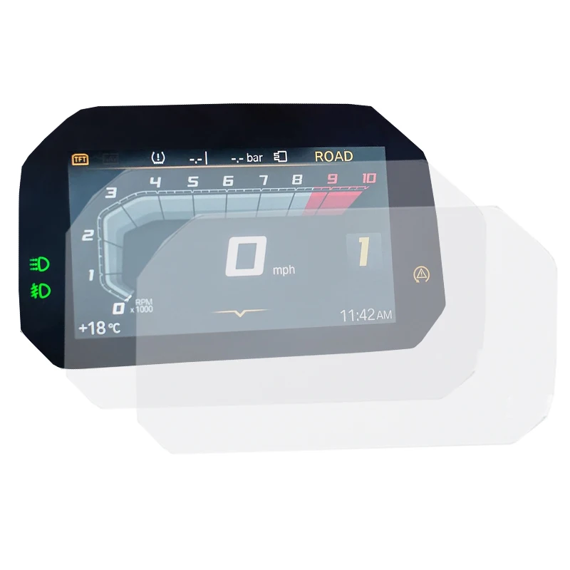 HD Tempered Glass Film For BMW R1200GS R1250GS / Adventure 2018-on C400X 2019 2020 F900R/XR S1000RR/XR F750GS F850GS & Adventure