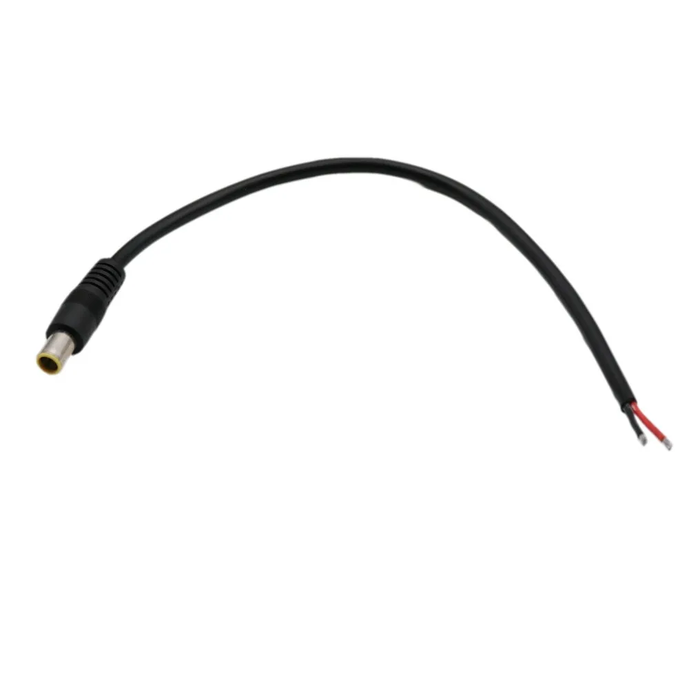 1pc DC Tip 7.9mm X 5.5mm 8mm Male Plug Connector Cable Cord For IBM Replacement 30cm/1ft 16AWG