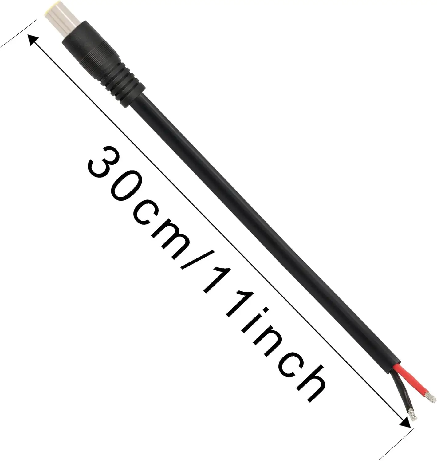 1pc DC Tip 7.9mm X 5.5mm 8mm Male Plug Connector Cable Cord For IBM Replacement 30cm/1ft 16AWG