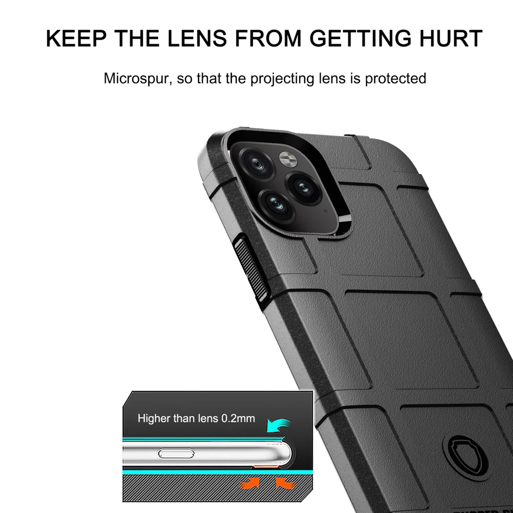 Shockproof Rugged Phone Case for Apple iPhone 15 16 17 18 Pro Max 13 12 Mini 11 14 Plus Air Soft Silicone Protective Armor Cover