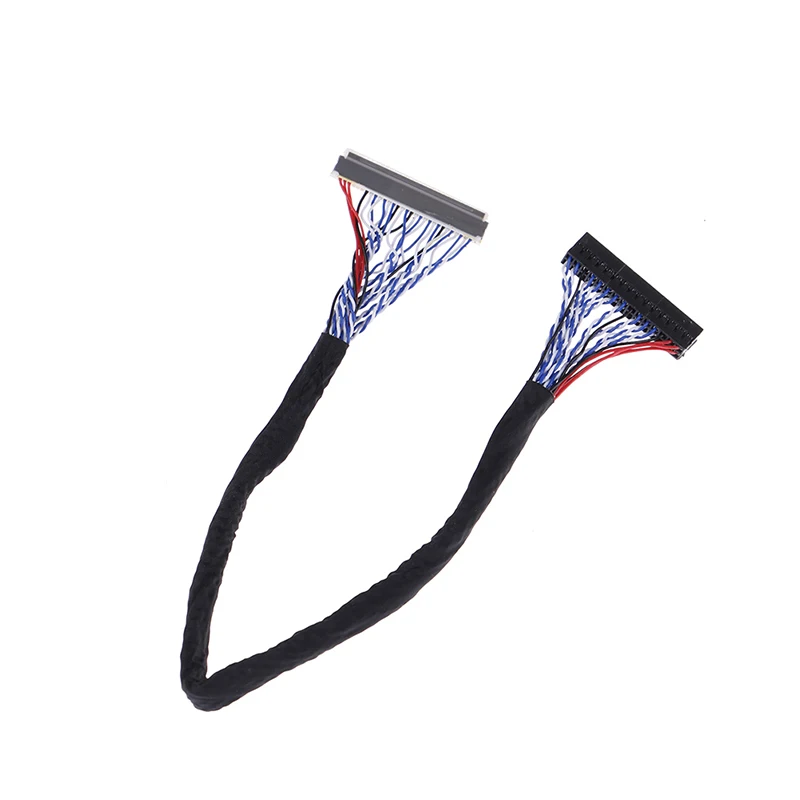 8 Bit LVDS Cable FIX-30 Pin 2ch For 17 19 22 26 Inch LCD/LED Panel Controller 25cm Z17