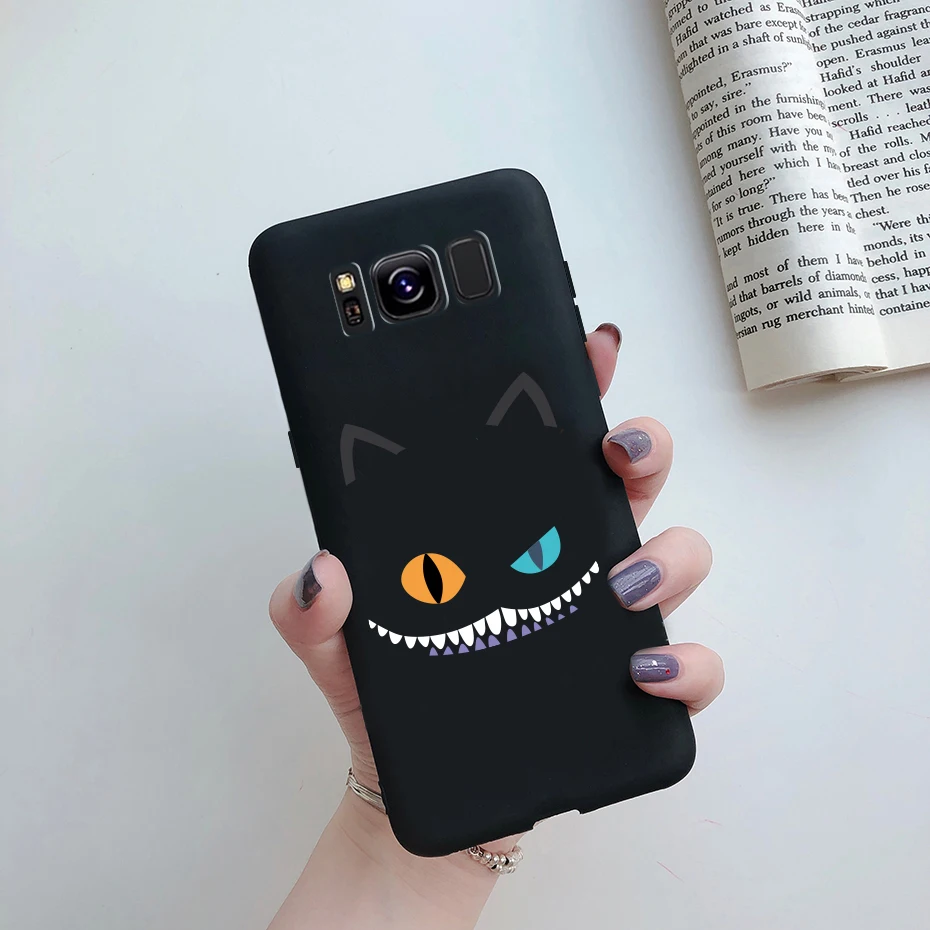 For Samsung Galaxy S8 S8 Plus S8+ Samsung S 8 S8plus Case Cover Silicone Cute Soft Matte Back Phone Protector Cover Funda Cases