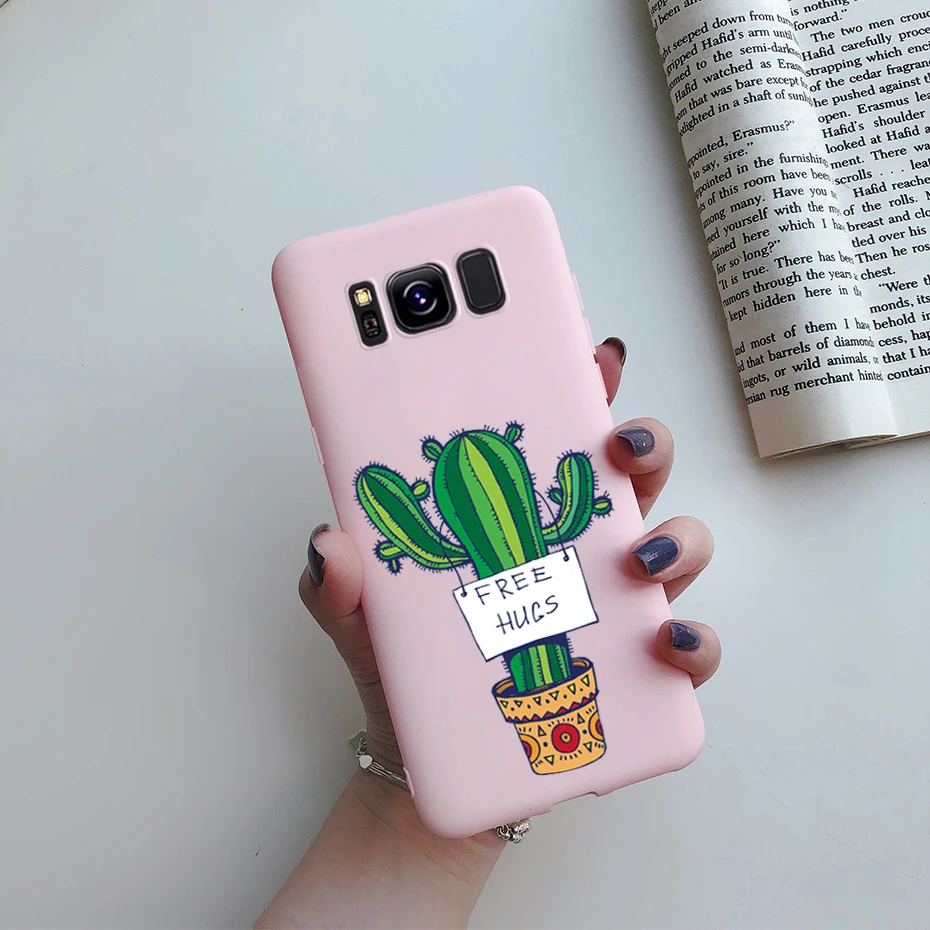 For Samsung Galaxy S8 S8 Plus S8+ Samsung S 8 S8plus Case Cover Silicone Cute Soft Matte Back Phone Protector Cover Funda Cases