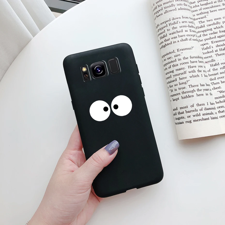 For Samsung Galaxy S8 S8 Plus S8+ Samsung S 8 S8plus Case Cover Silicone Cute Soft Matte Back Phone Protector Cover Funda Cases