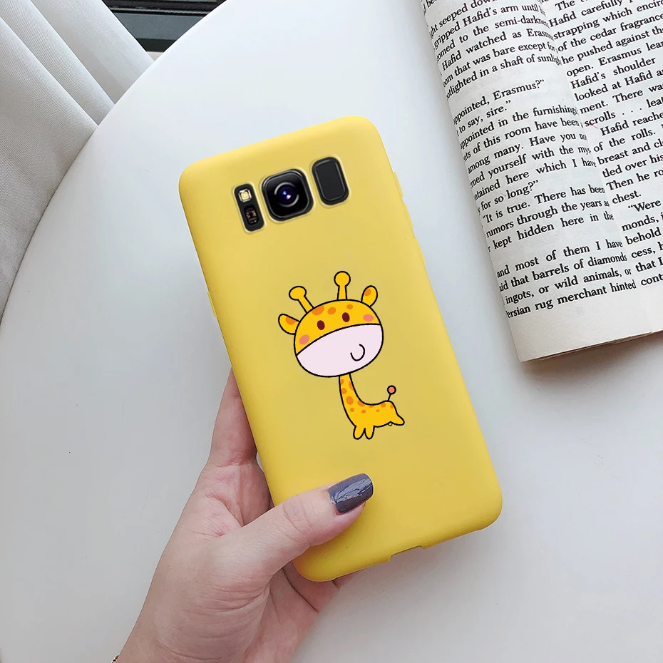 For Samsung Galaxy S8 S8 Plus S8+ Samsung S 8 S8plus Case Cover Silicone Cute Soft Matte Back Phone Protector Cover Funda Cases