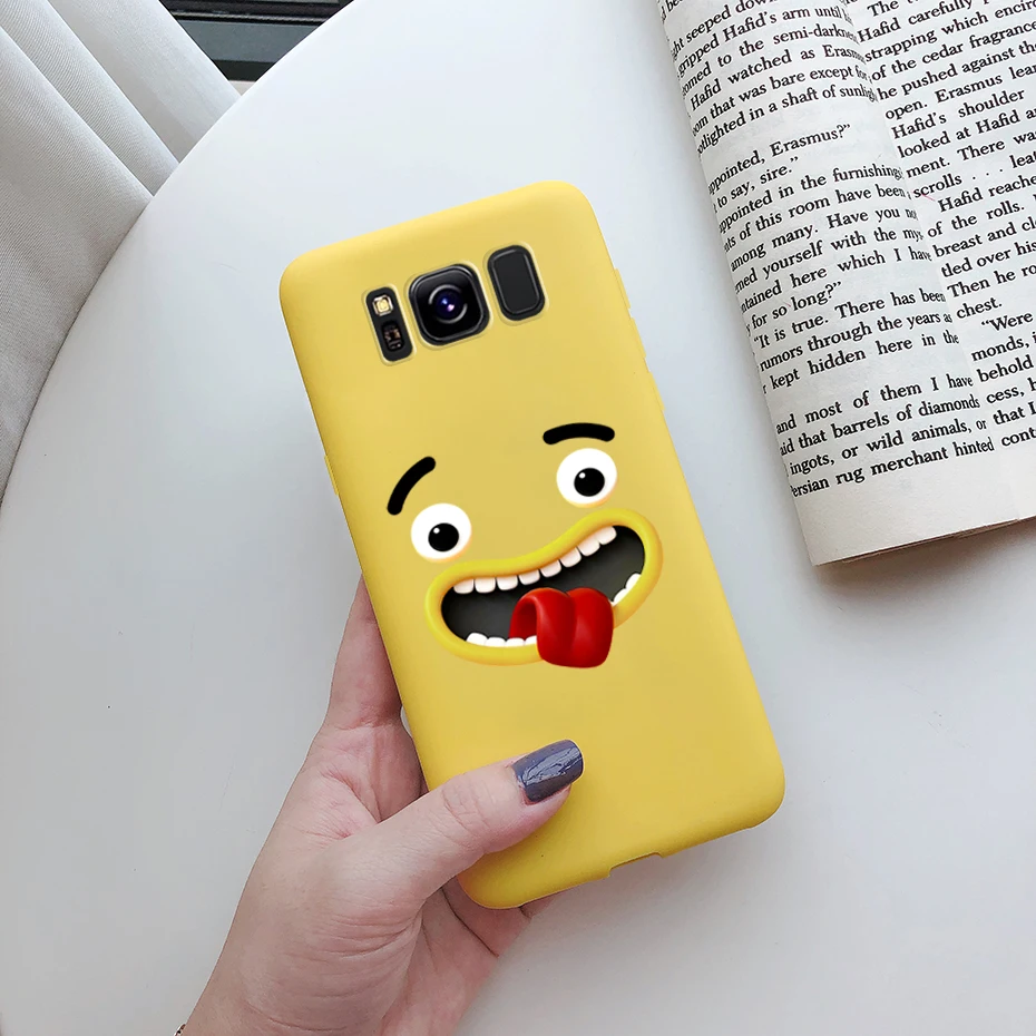 For Samsung Galaxy S8 S8 Plus S8+ Samsung S 8 S8plus Case Cover Silicone Cute Soft Matte Back Phone Protector Cover Funda Cases