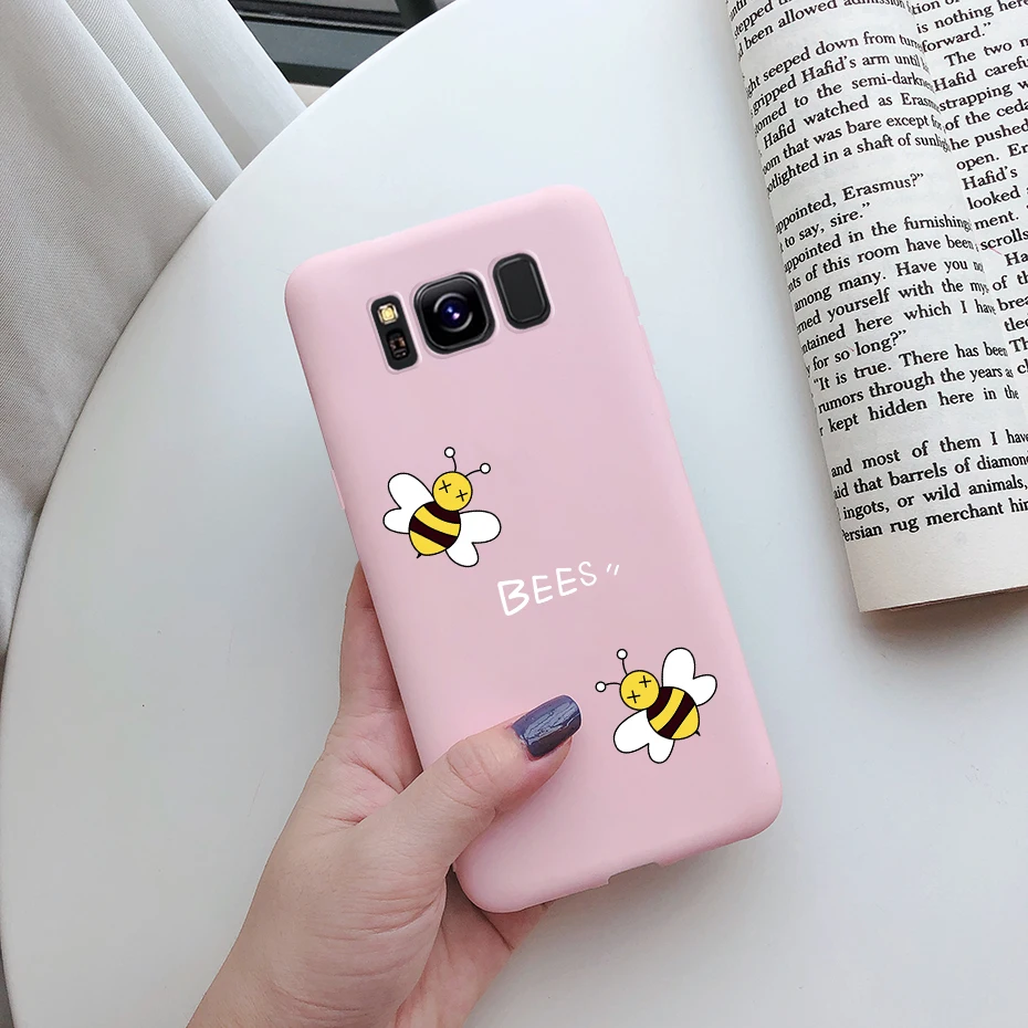 For Samsung Galaxy S8 S8 Plus S8+ Samsung S 8 S8plus Case Cover Silicone Cute Soft Matte Back Phone Protector Cover Funda Cases