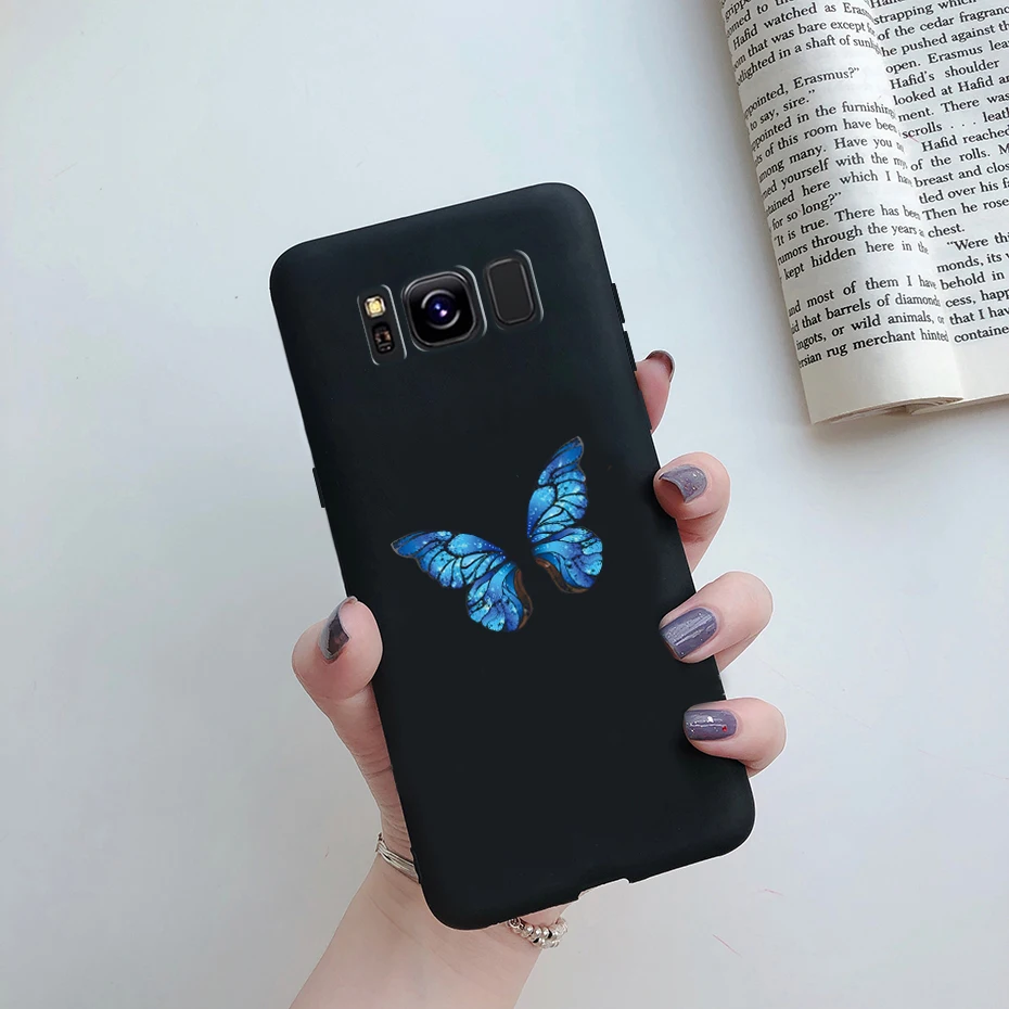 For Samsung Galaxy S8 S8 Plus S8+ Samsung S 8 S8plus Case Cover Silicone Cute Soft Matte Back Phone Protector Cover Funda Cases