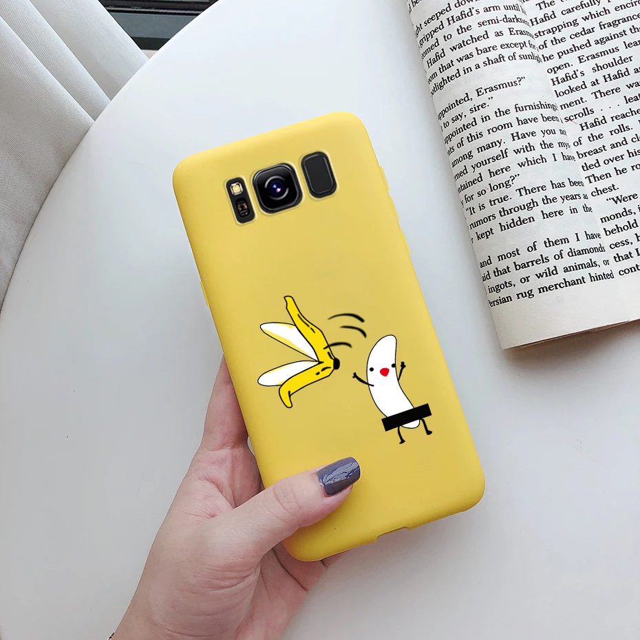 For Samsung Galaxy S8 S8 Plus S8+ Samsung S 8 S8plus Case Cover Silicone Cute Soft Matte Back Phone Protector Cover Funda Cases