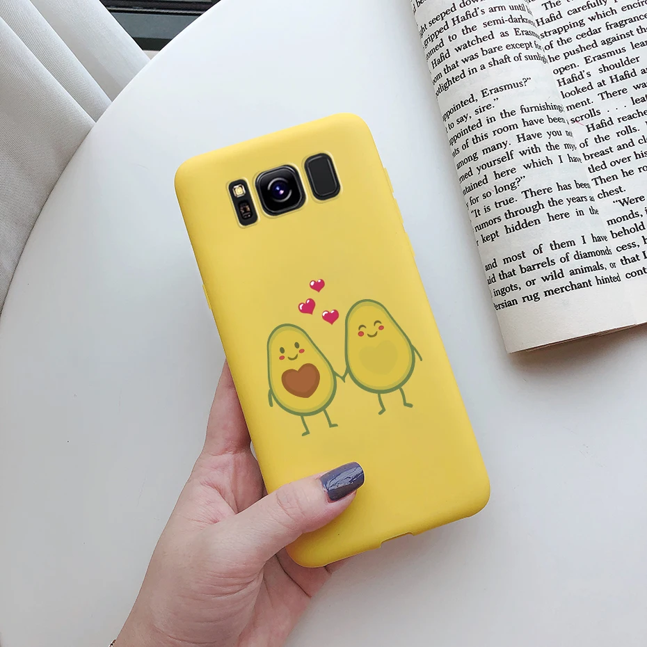 For Samsung Galaxy S8 S8 Plus S8+ Samsung S 8 S8plus Case Cover Silicone Cute Soft Matte Back Phone Protector Cover Funda Cases