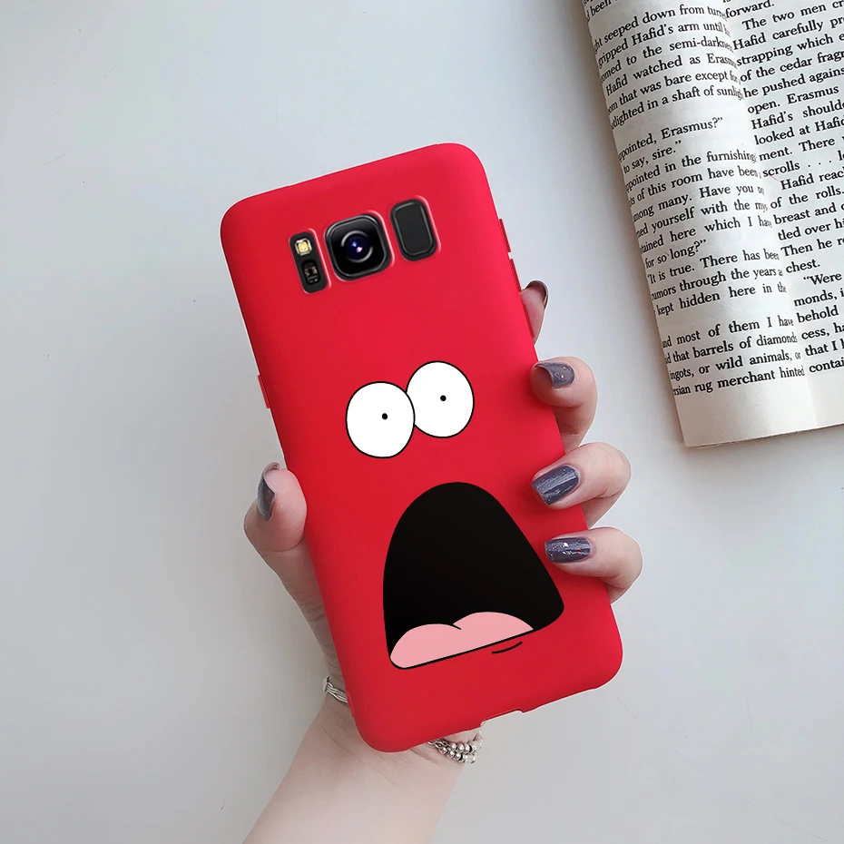 For Samsung Galaxy S8 S8 Plus S8+ Samsung S 8 S8plus Case Cover Silicone Cute Soft Matte Back Phone Protector Cover Funda Cases