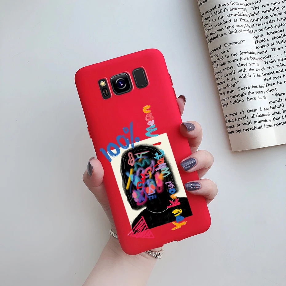 For Samsung Galaxy S8 S8 Plus S8+ Samsung S 8 S8plus Case Cover Silicone Cute Soft Matte Back Phone Protector Cover Funda Cases