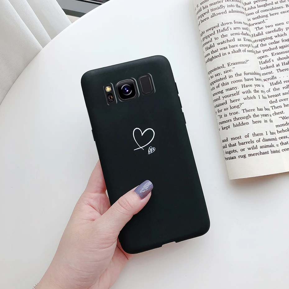 For Samsung Galaxy S8 S8 Plus S8+ Samsung S 8 S8plus Case Cover Silicone Cute Soft Matte Back Phone Protector Cover Funda Cases