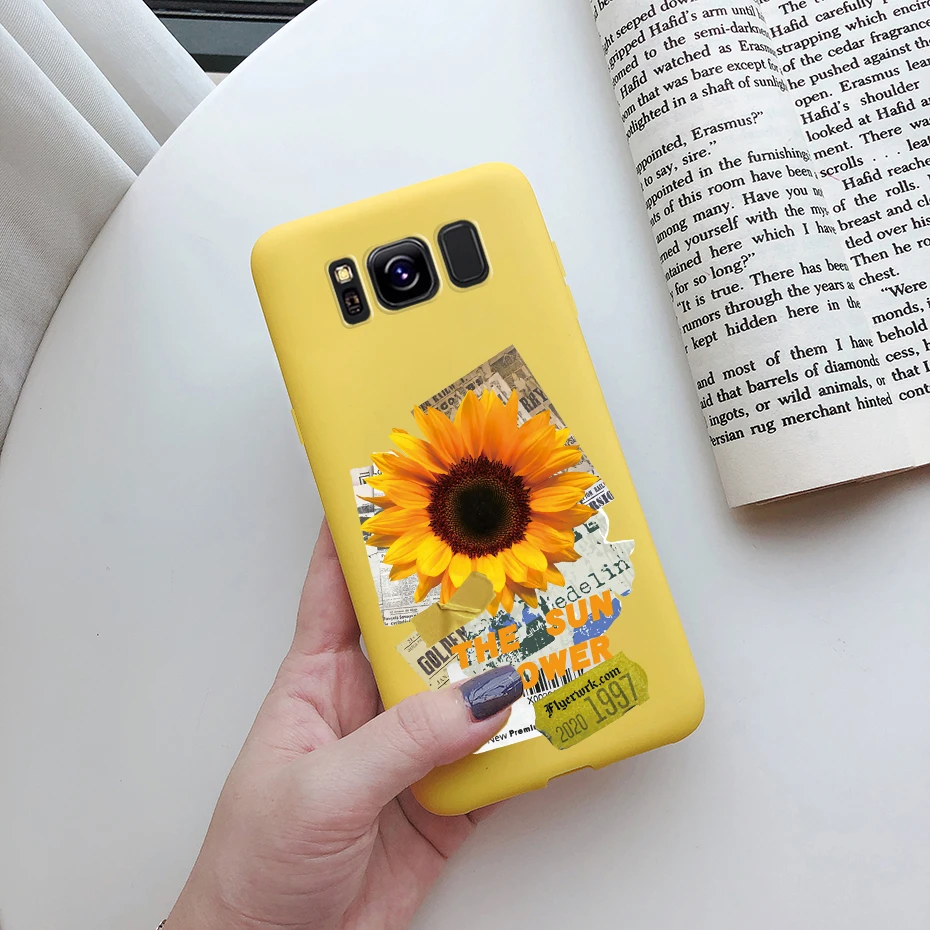 For Samsung Galaxy S8 S8 Plus S8+ Samsung S 8 S8plus Case Cover Silicone Cute Soft Matte Back Phone Protector Cover Funda Cases