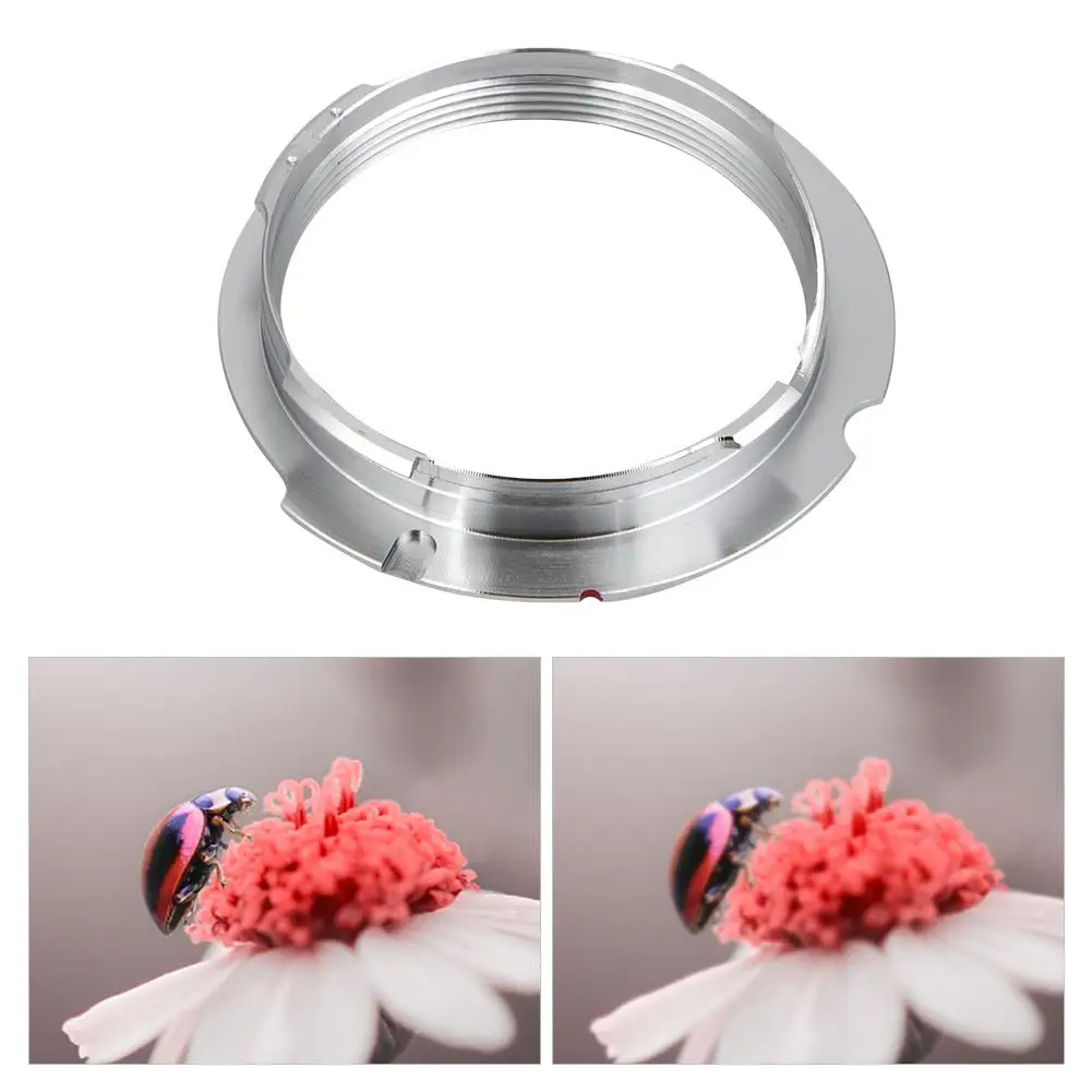 M39 L(M39)-LM 35-135 50-75 28-90mm Adapter Ring for Leica LSM LTM Lens for Leica VM ZM Techart LM-EA7 Alloy Rotation Buckle Type