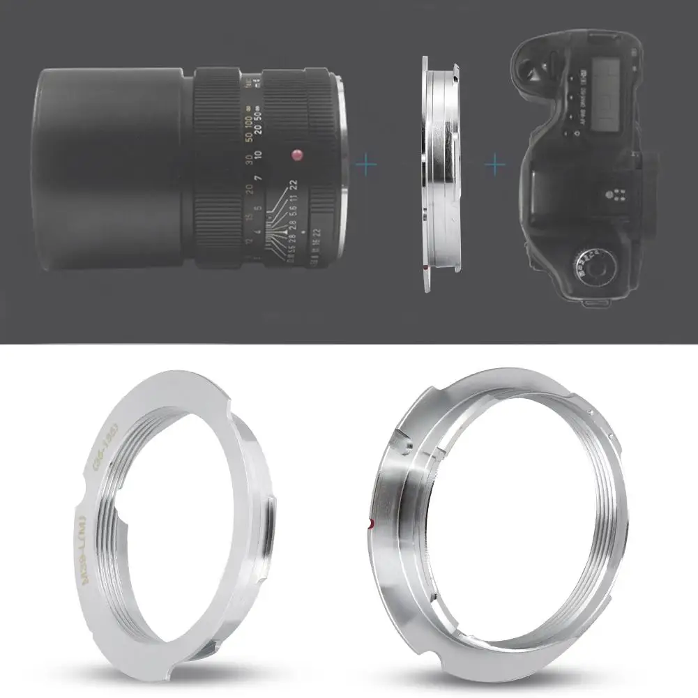 M39 L(M39)-LM 35-135 50-75 28-90mm Adapter Ring for Leica LSM LTM Lens for Leica VM ZM Techart LM-EA7 Alloy Rotation Buckle Type