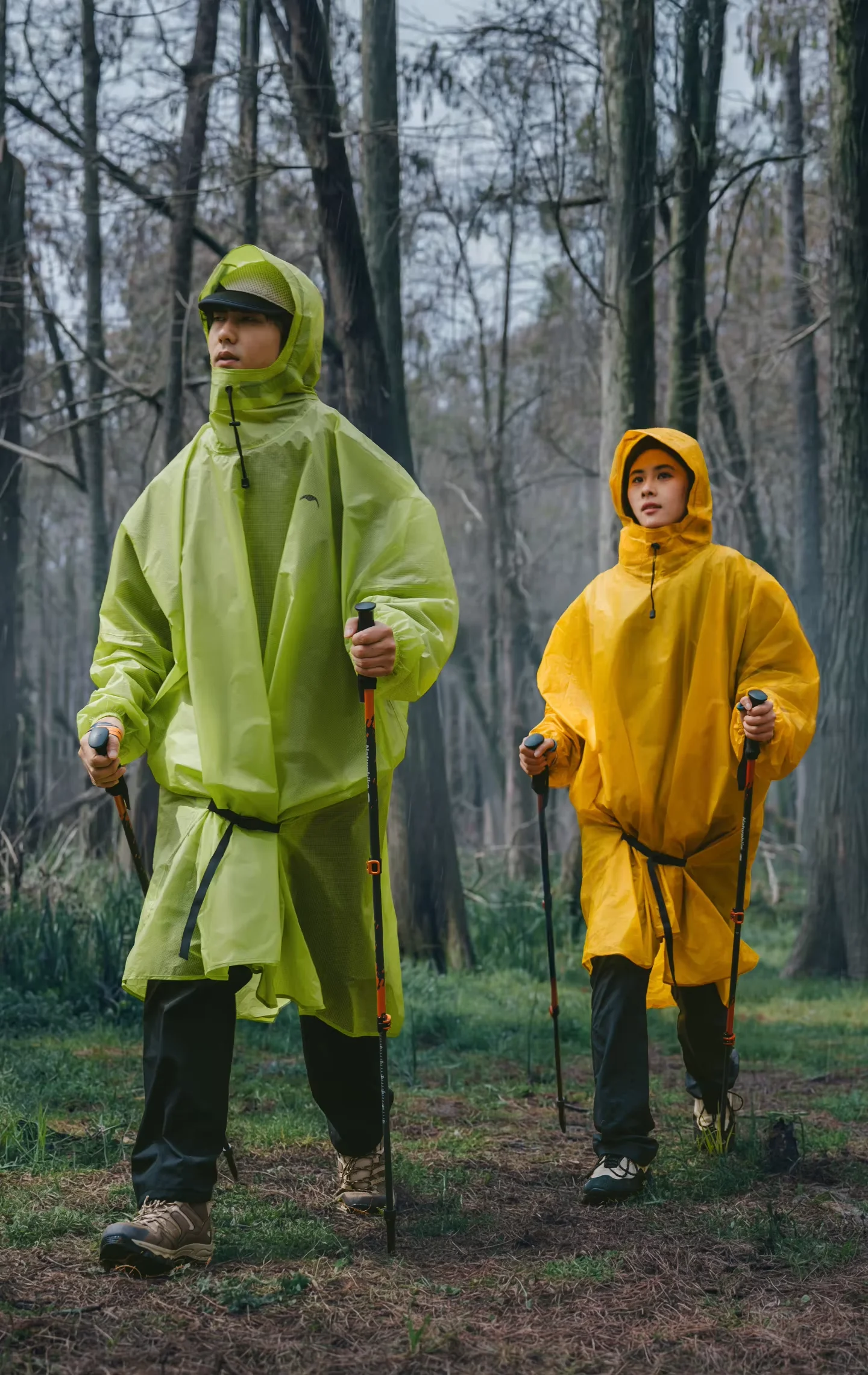 Naturehike Rain Jacket Waterproof 3 in 1 Multifunction Raincoat 210T 20D Canopy Rainwear Camping Mat Windbreaker Bike Poncho