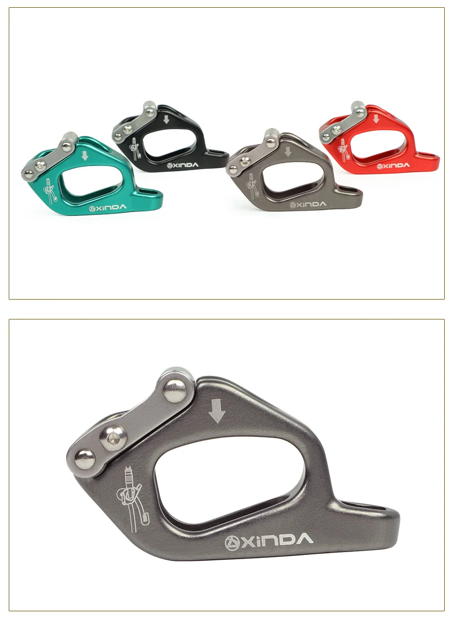 XINDA High Quality Adjust Cowstail Positioning Lanyard Adjuster For Ascending Descending Rock Climbing SRT Caving