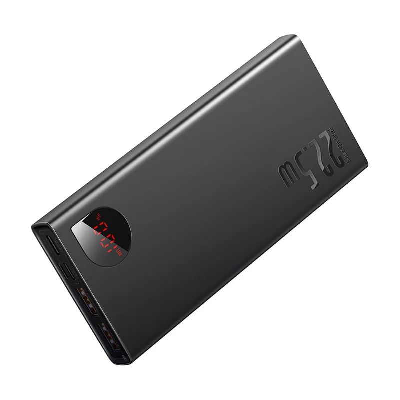 Baseus PD 22.5W Power Bank 10000mAh Portable Fast Charging Powerbank Type C USB-C PD Qucik Charge External Battery Charger