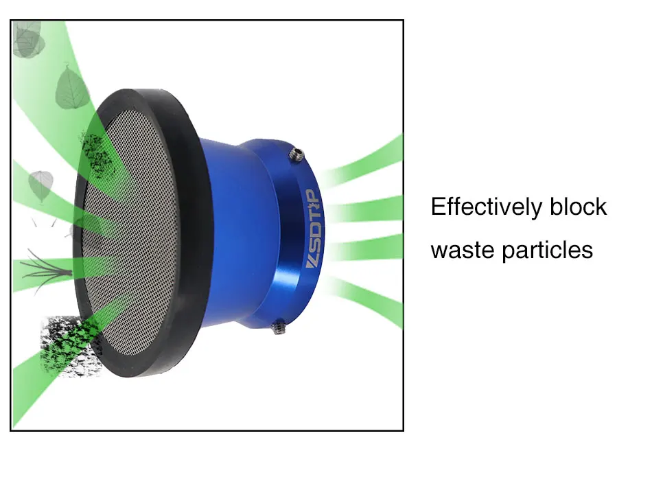 ZSDTRP Universal 50mm Mushroom Head Motorcycle Carburetor Air Filter With Mesh Cleaner Intake Pipe Modified Scooter