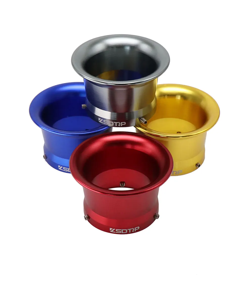 ZSDTRP Universal 50mm Mushroom Head Motorcycle Carburetor Air Filter With Mesh Cleaner Intake Pipe Modified Scooter