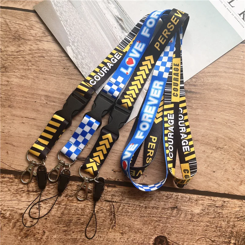 Keychain Straps Rope Mobile Phone Charm Neck Strap Lanyard for ID Card Keycord DIY Lanyard Hang Rope New Pattern