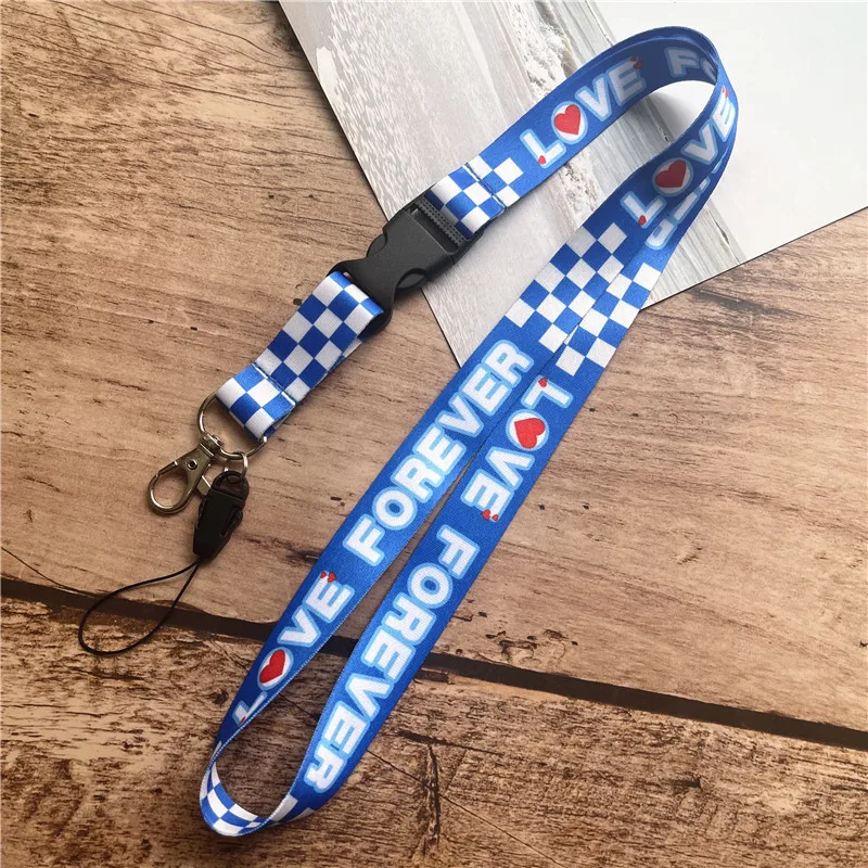 Keychain Straps Rope Mobile Phone Charm Neck Strap Lanyard for ID Card Keycord DIY Lanyard Hang Rope New Pattern