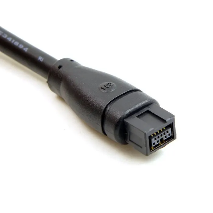 9 PIN / 6 PIN BETA FireWire 800 1394 FireWire 400 9-6 Cable IEEE 1394B 1.8m 6FT 180cm Black 3m 5m