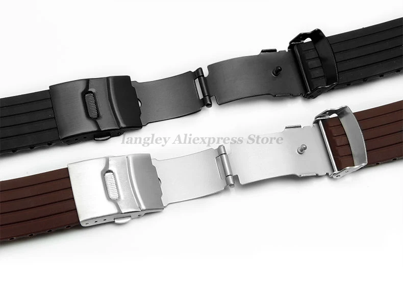 20mm 22mm Quick Release Silicone Watch Bands For Samsung Active 43mm 47mm for Fossil Watch Strap 18mm 24mm Rubber Sport Bands