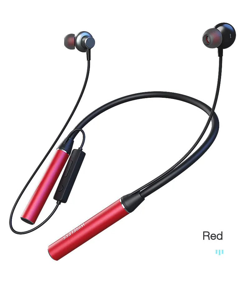 EARDECO 180 Hour Playback Bluetooth Headphone with Mic Wireless Headphones Bass Sport Wireless Earphones Headset Neckband Stereo