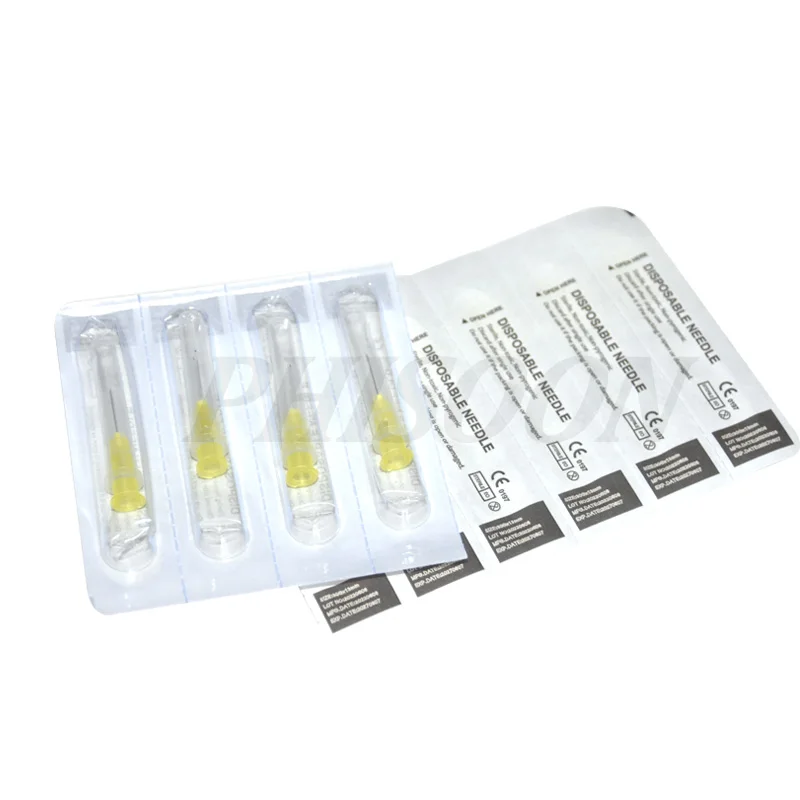 100 pieces, 30G * 4mm ,30G * 13mm , 30G * 25mm , micro-plastic injection cosmetic sterile needle surgical tool